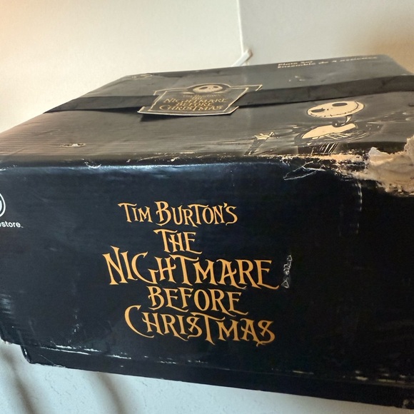 Rare Tim burtons the nightmare before Christmas plate set by disney  Set Of 4 - Picture 9 of 9